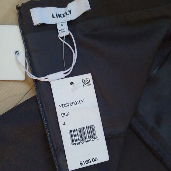 LIKELY Constance Mini Dress 4 Black NWT - Picture 10 of 10